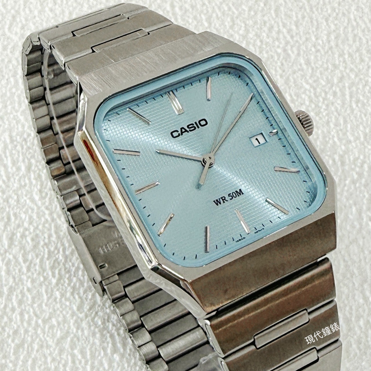 【CASIO 卡西歐】復古方形指針MTP-B185D-2A2 32.5mm 現代鐘錶