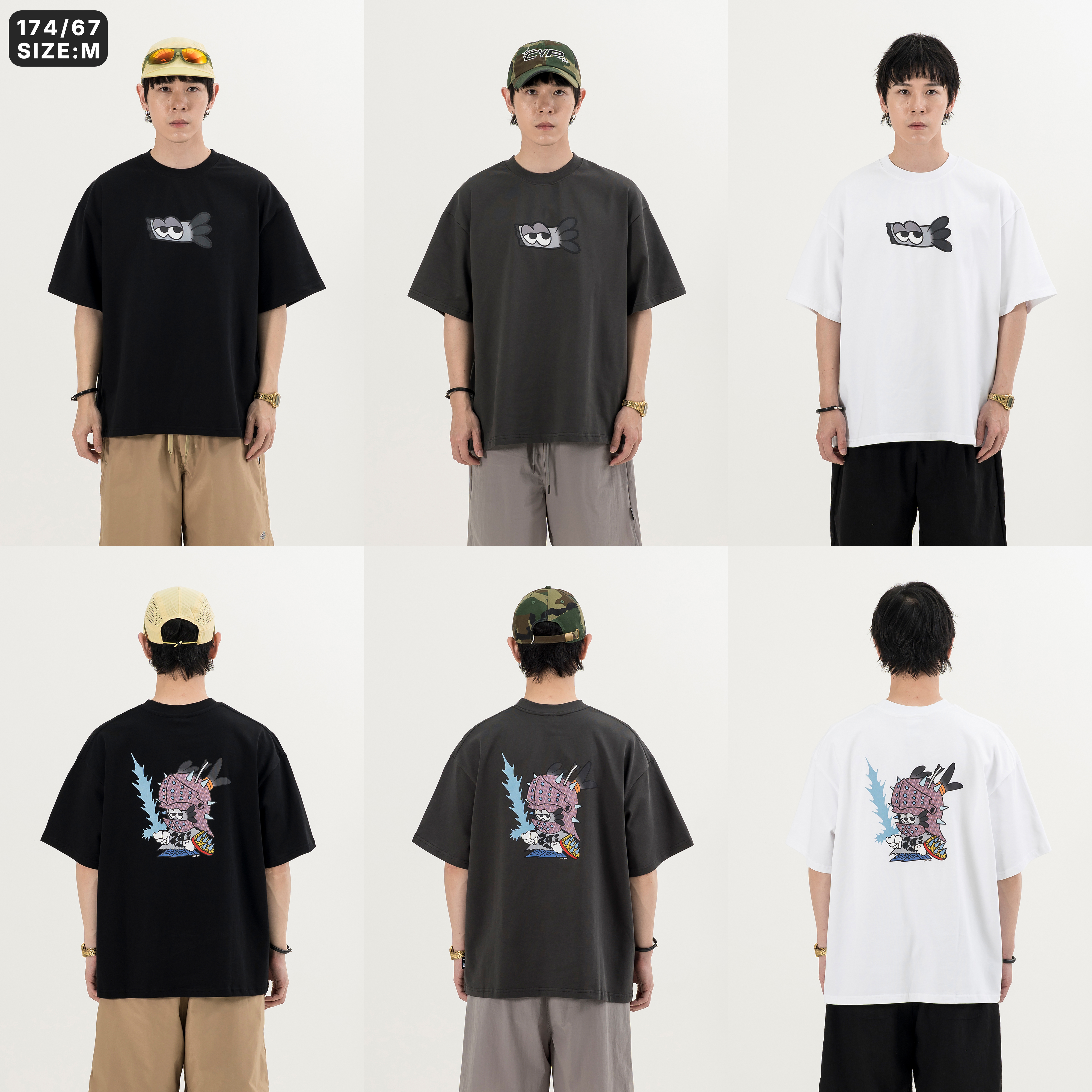 AGILITY Lazybug Image Tee / 插畫家 圖像短Tee [RM0-LLLUS-A-3]