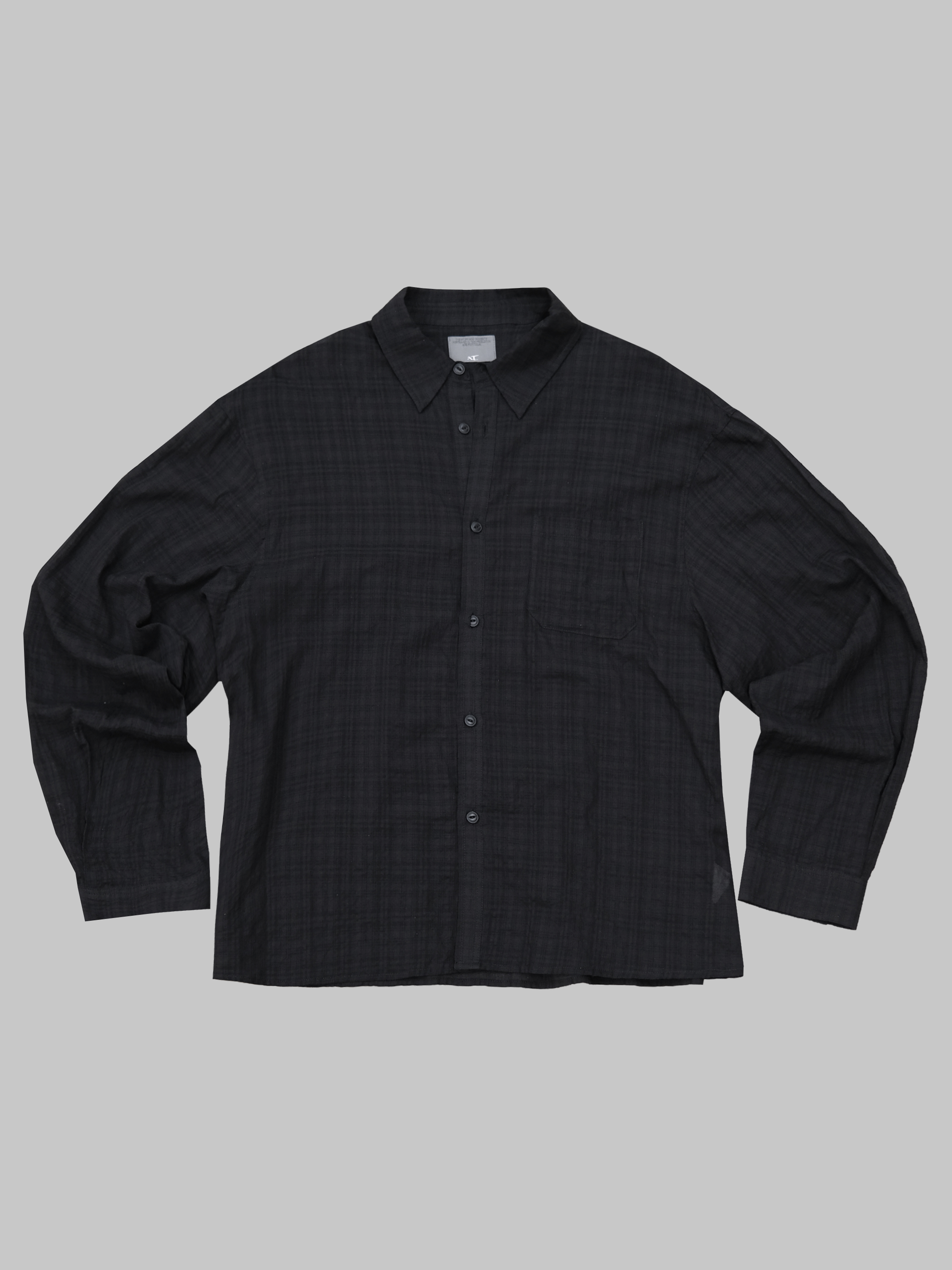 Anonymous Talking｜S26-LS02 – Long Sleeve Shirt (Black)
