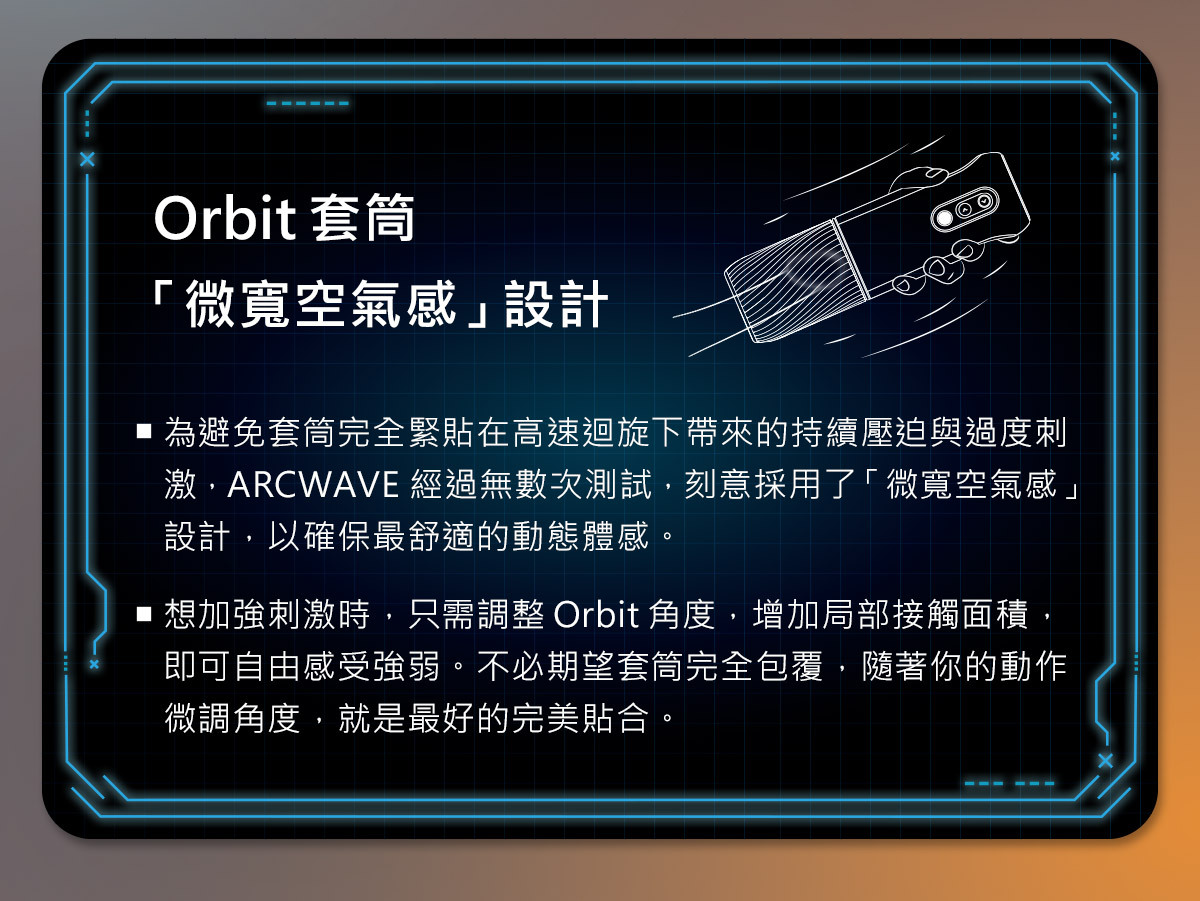 ARCWAVE,ARCWAVE Orbit,德國 ARCWAVE Orbit 歐比,電動飛機杯,電動自慰器,男性電動自慰器,飛機杯,自慰器