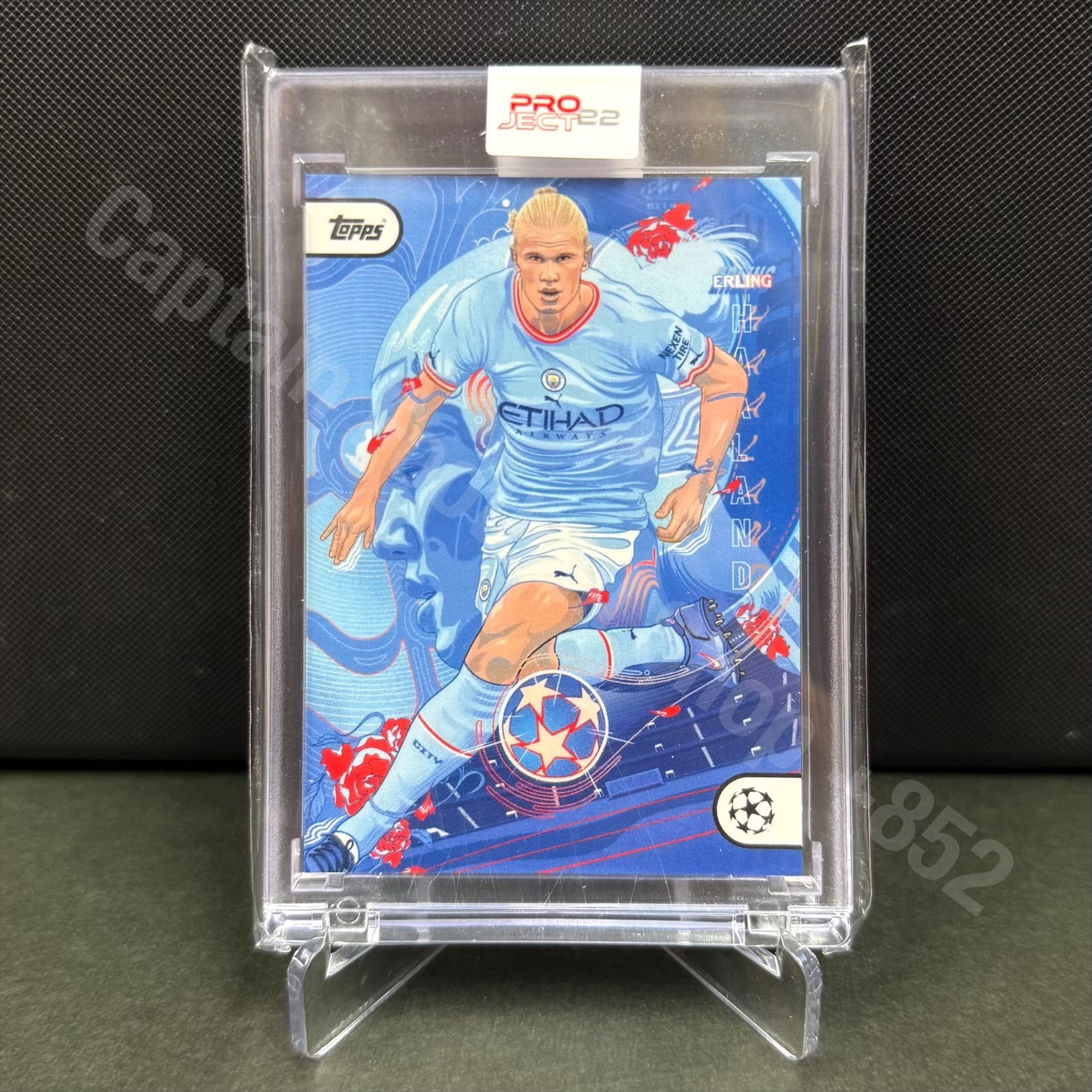 2022 Topps Project 22 Manchester City Erling Haaland Card