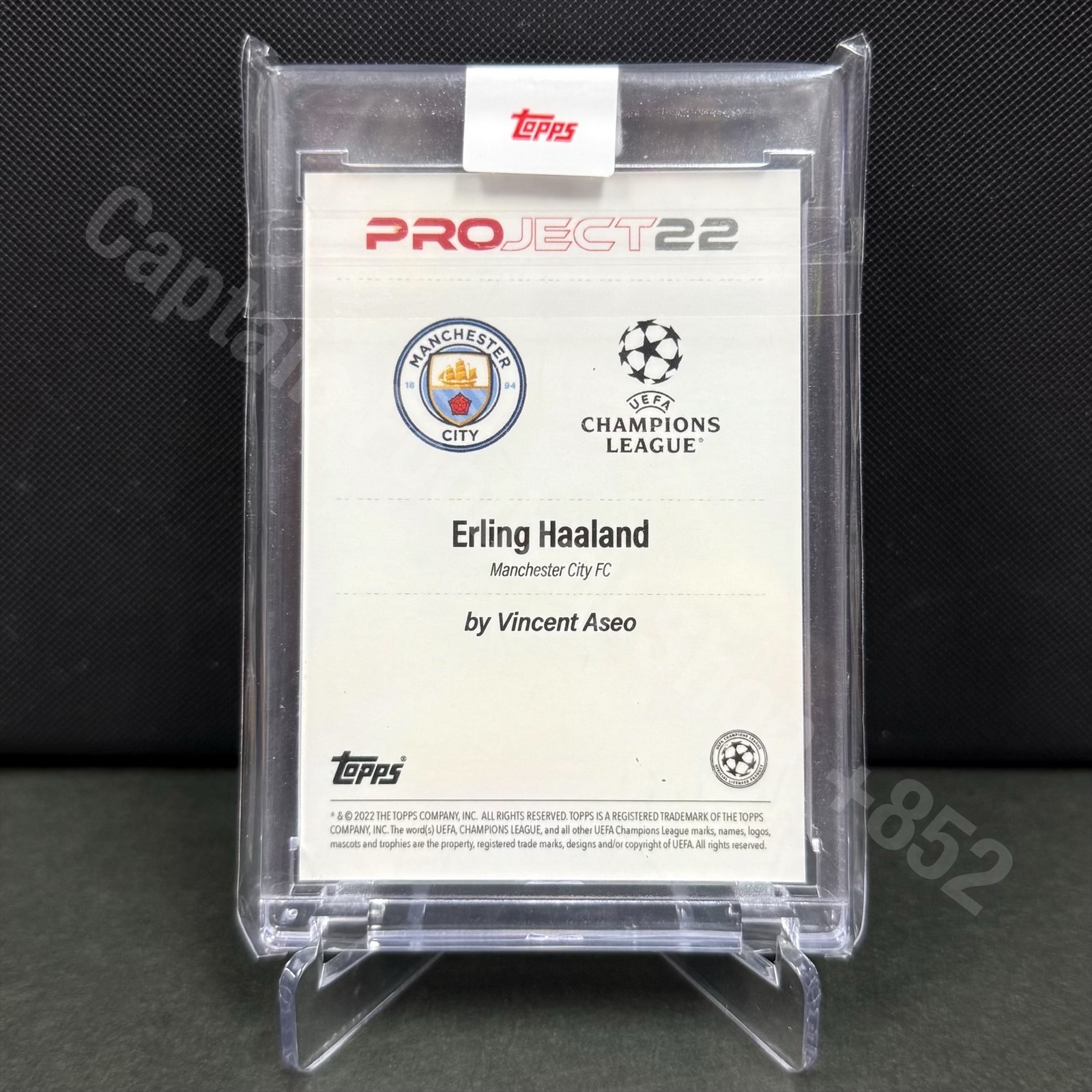 2022 Topps Project 22 Manchester City Erling Haaland Card