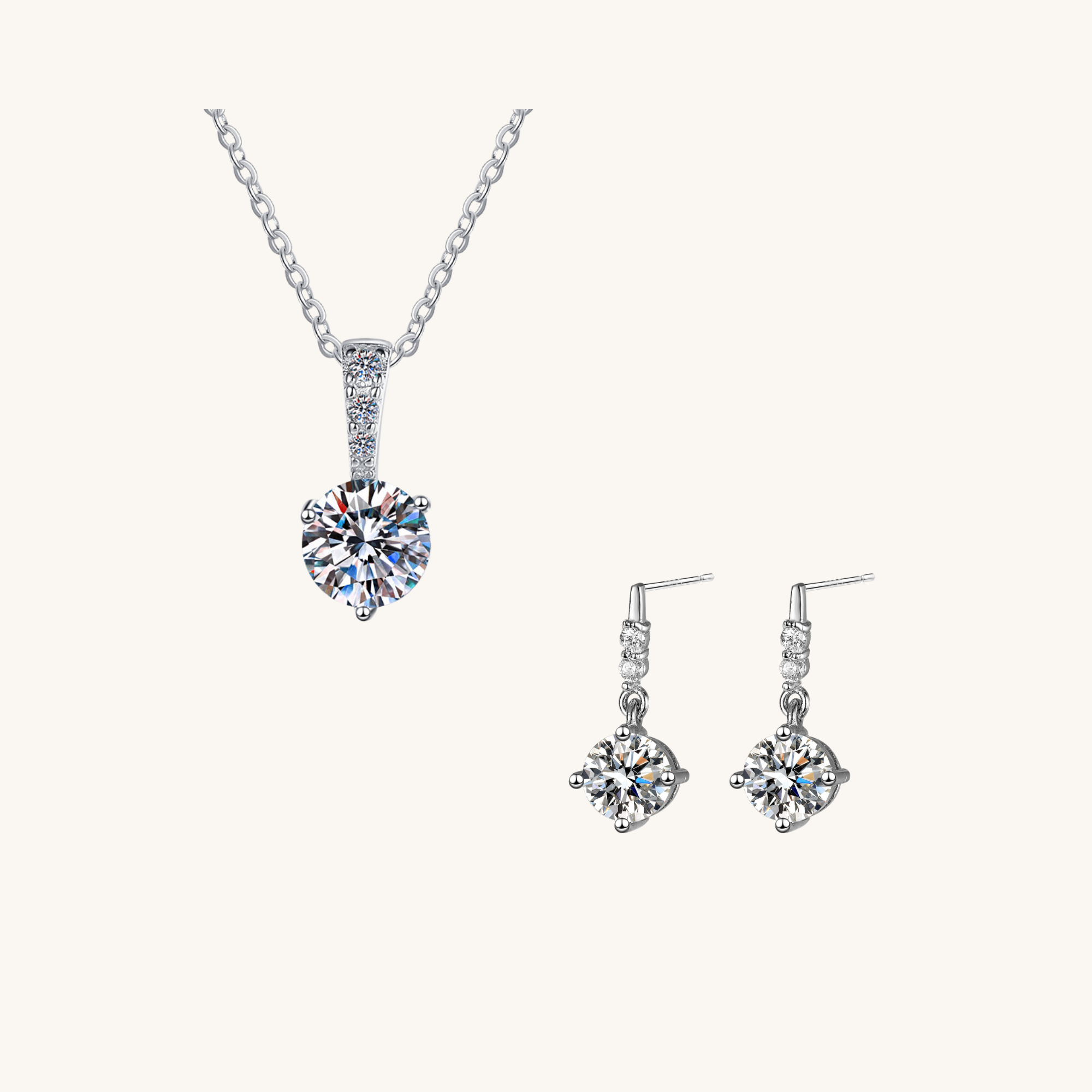Avery + Layla necklace earrings set
