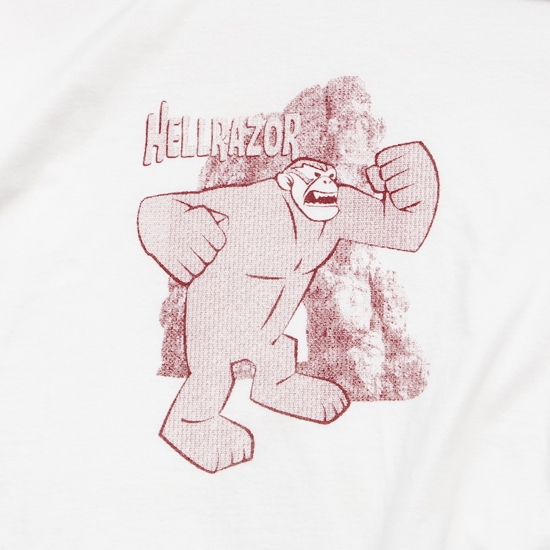 Hellrazor - GORILLA SHIRT - White