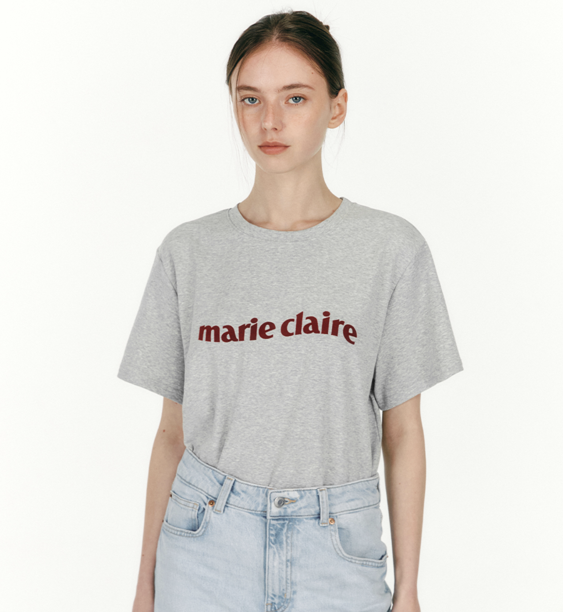 <韓國代購> MARIE CLAIRE WAVE LOGO TEE