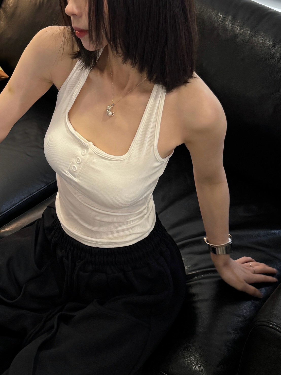 <直角肩秘密武器> bra top 2.0 三色