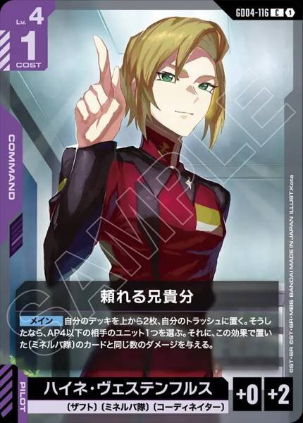 【GD04-116 C】頼れる兄貴分