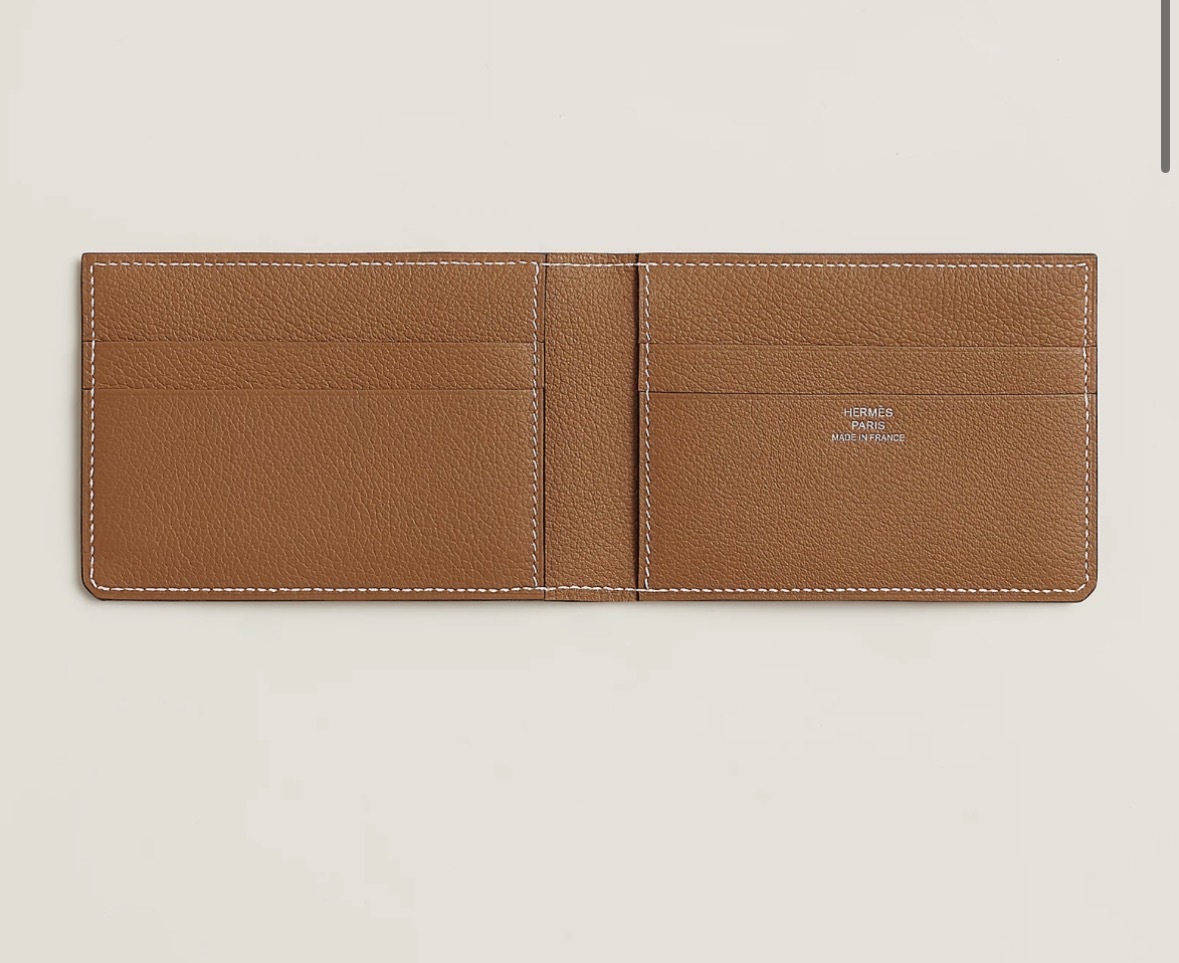 H Sellier card holder 37 gold