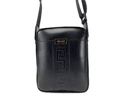 【Versace Outlet】Crossbody Calf Leather+ Emboss  黑