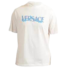 【Versace Outlet】T-Shirt Jersey Fabric + Versace  白