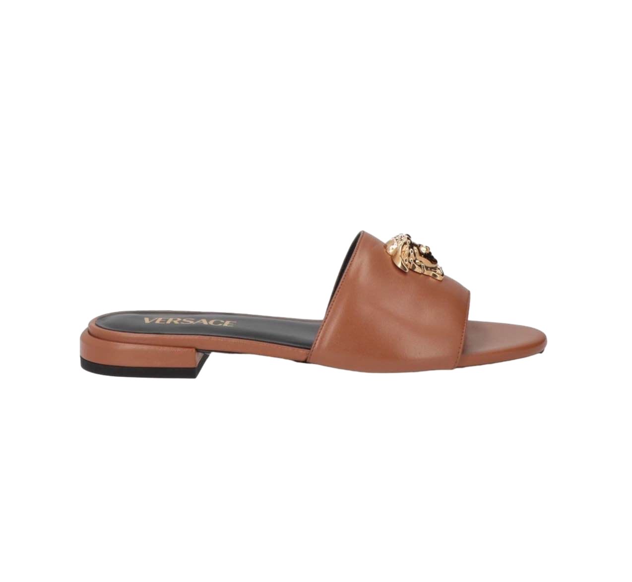 【Versace Outlet】Sandal H.10 Calf Leather  棕