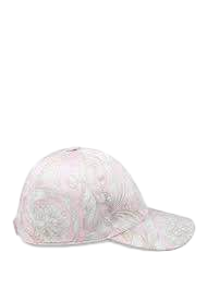 【Versace Outlet】Cap Poly Grs Wr Stampa Barocco  粉
