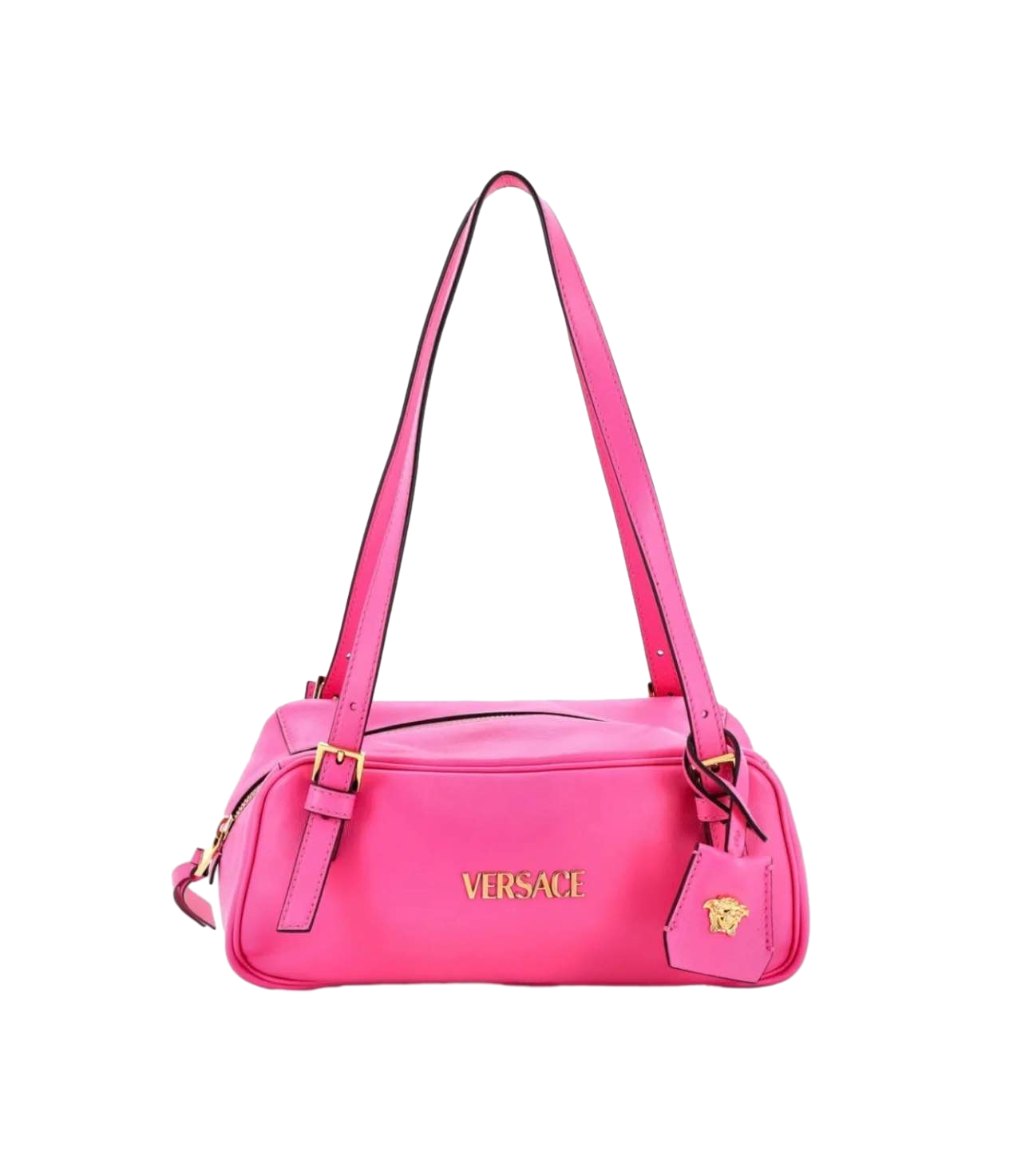 【Versace Outlet】Versace Shoulder Lamb Leather  粉