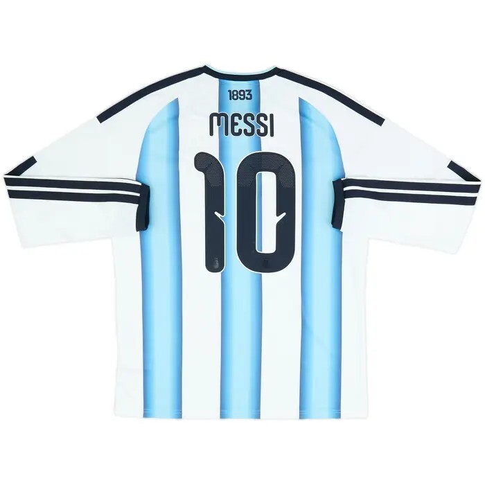 2026 Argentina LS Home Shirt with Nameset