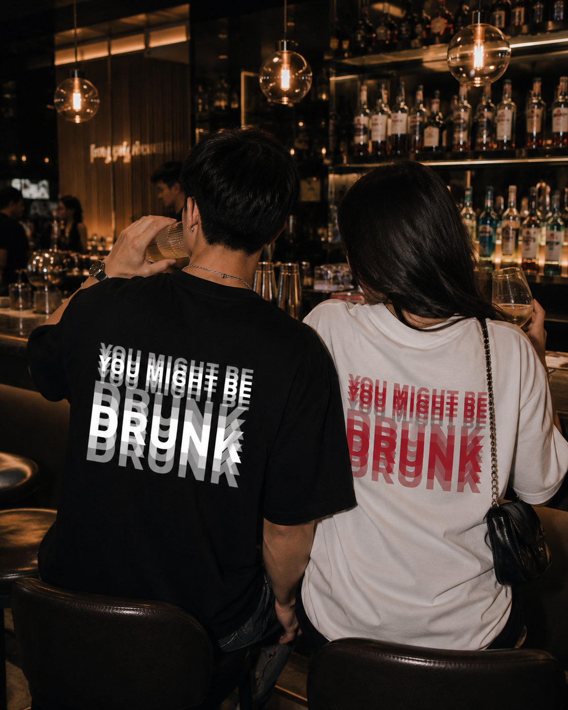 你是不是喝醉了？搞笑純棉T-Shirt