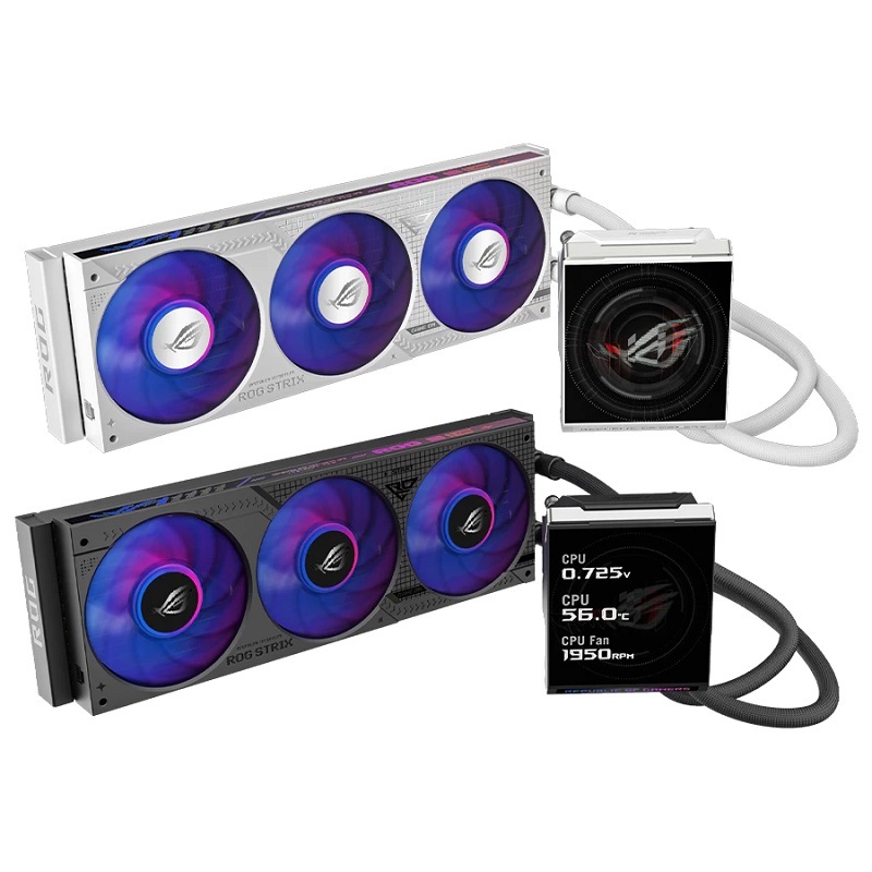 ROG STRIX LC IV 360 ARGB LCD 白龍四代/飛龍四代 LCD版 潮競白 一體式水冷散熱器