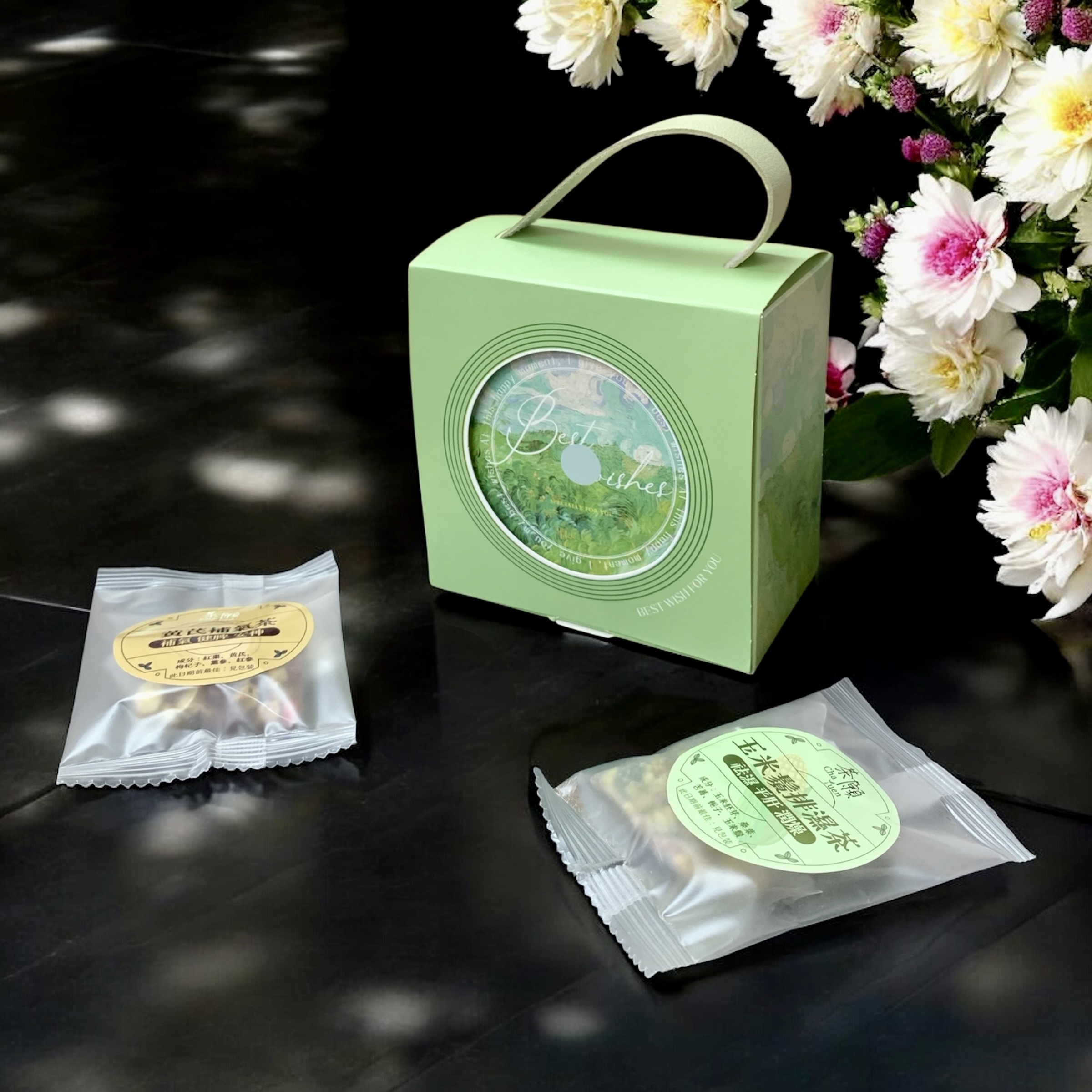 散水茶 禮盒G16 + 2包自選茶包 (15種口味可選)