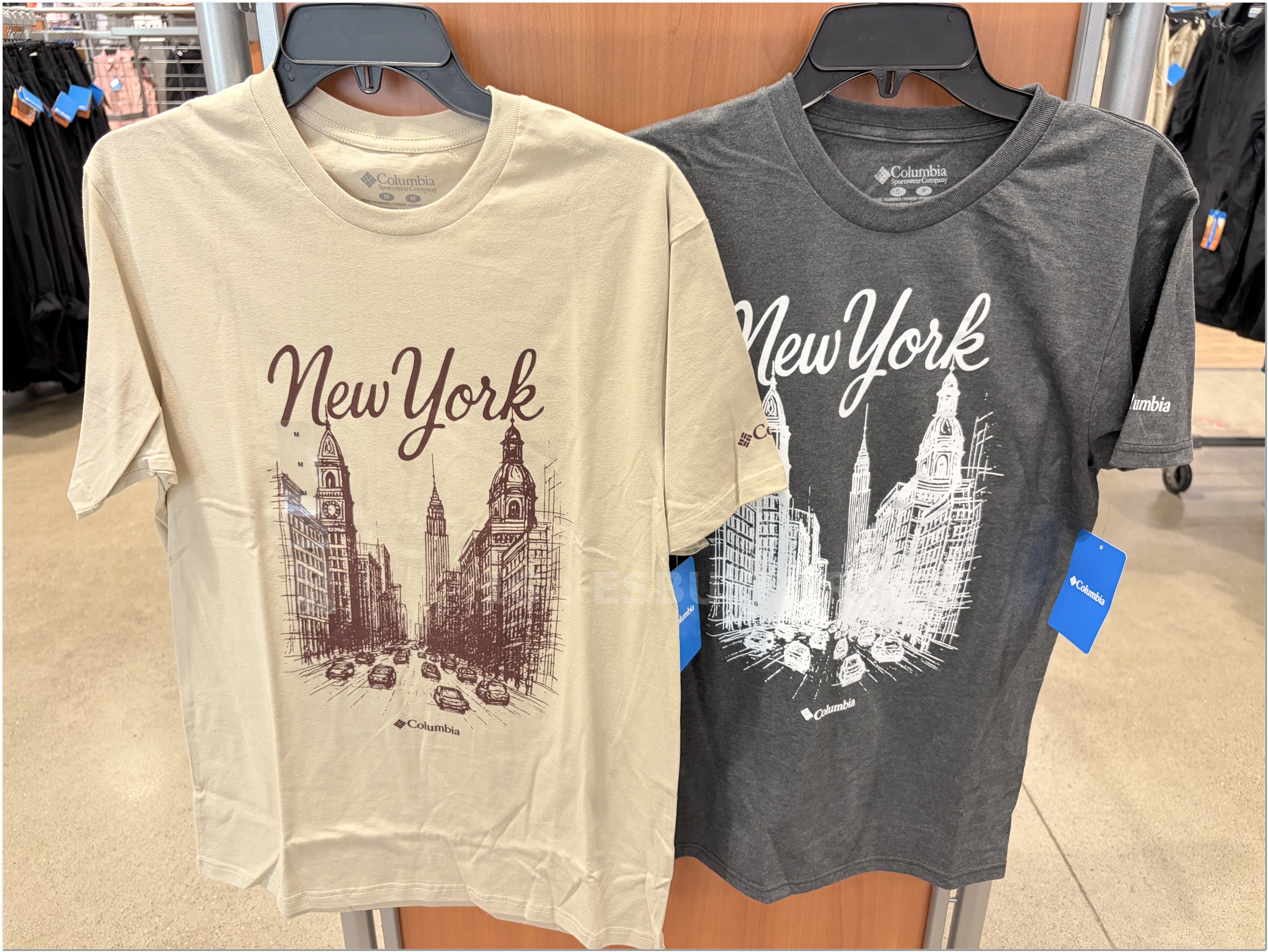 【限時】Columbia 男大人 紐約限定款 短TEE (2色)