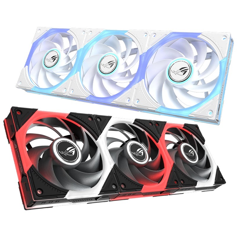 ASUS 華碩 ROG EURUX GR120 ARGB 正向扇三入組 潮競白/90DA00J3-B00020 黑/90DA00J0-B00020