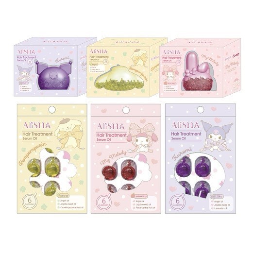 WSBB12434  【AliSHA x 三麗鷗限定版 護髮精華油膠囊 (免沖洗) 35粒】（9月底）