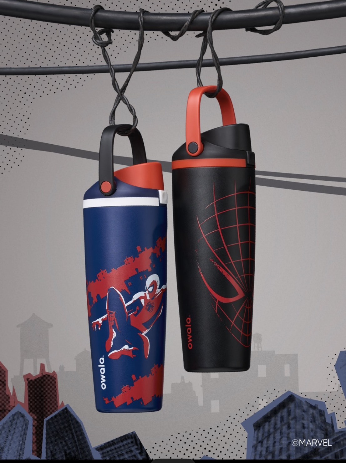 <一起去看重生日🕷️> Owala X Spiderman 蜘蛛人 漫威聯名 Exclusive FreeSip 32oz 冷水瓶 水壺 雙飲杯 30oz / 32oz