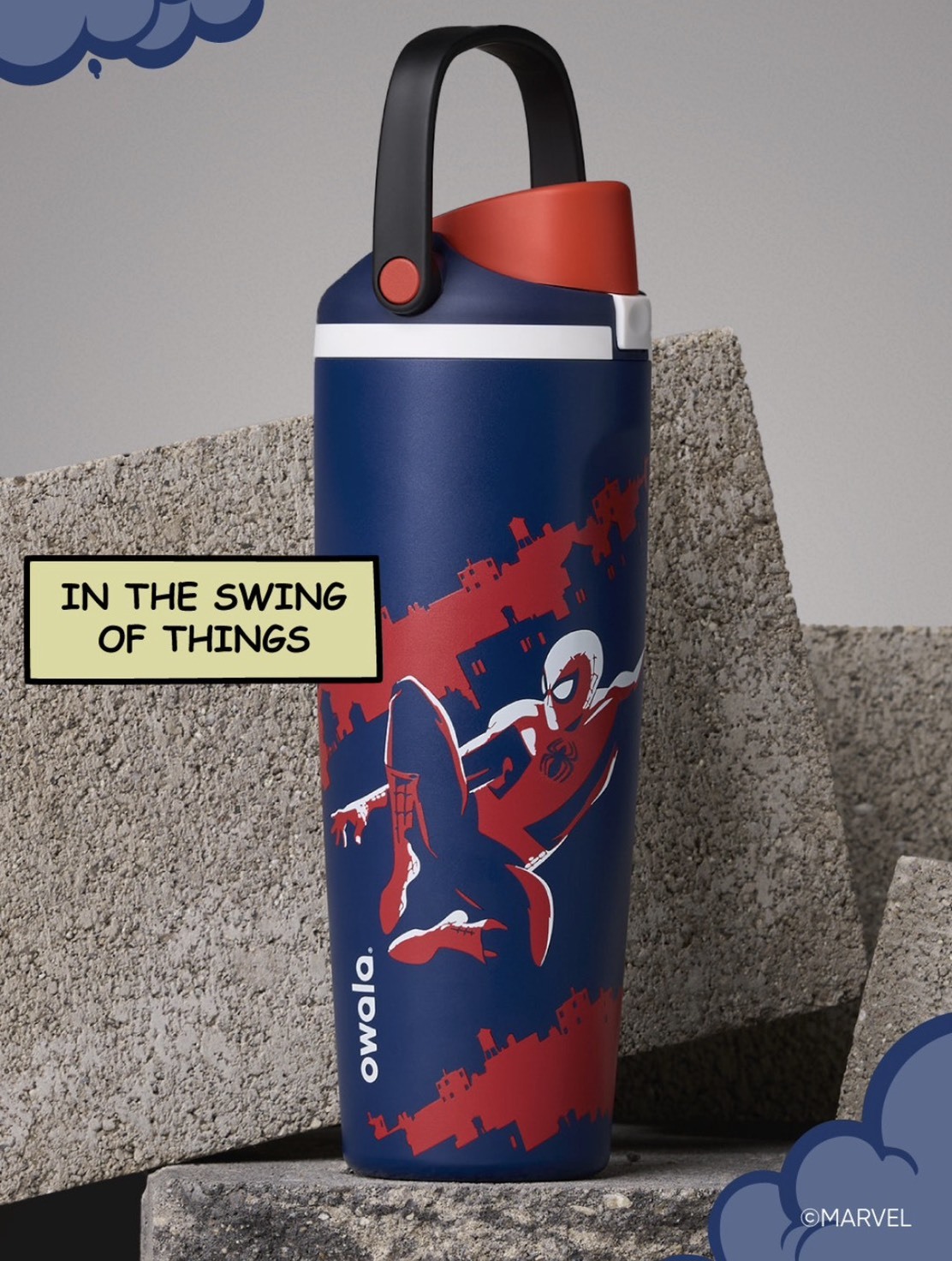 <一起去看重生日🕷️> Owala X Spiderman 蜘蛛人 漫威聯名 Exclusive FreeSip 32oz 冷水瓶 水壺 雙飲杯 30oz / 32oz