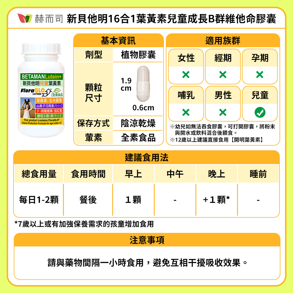 兒童葉黃素推薦