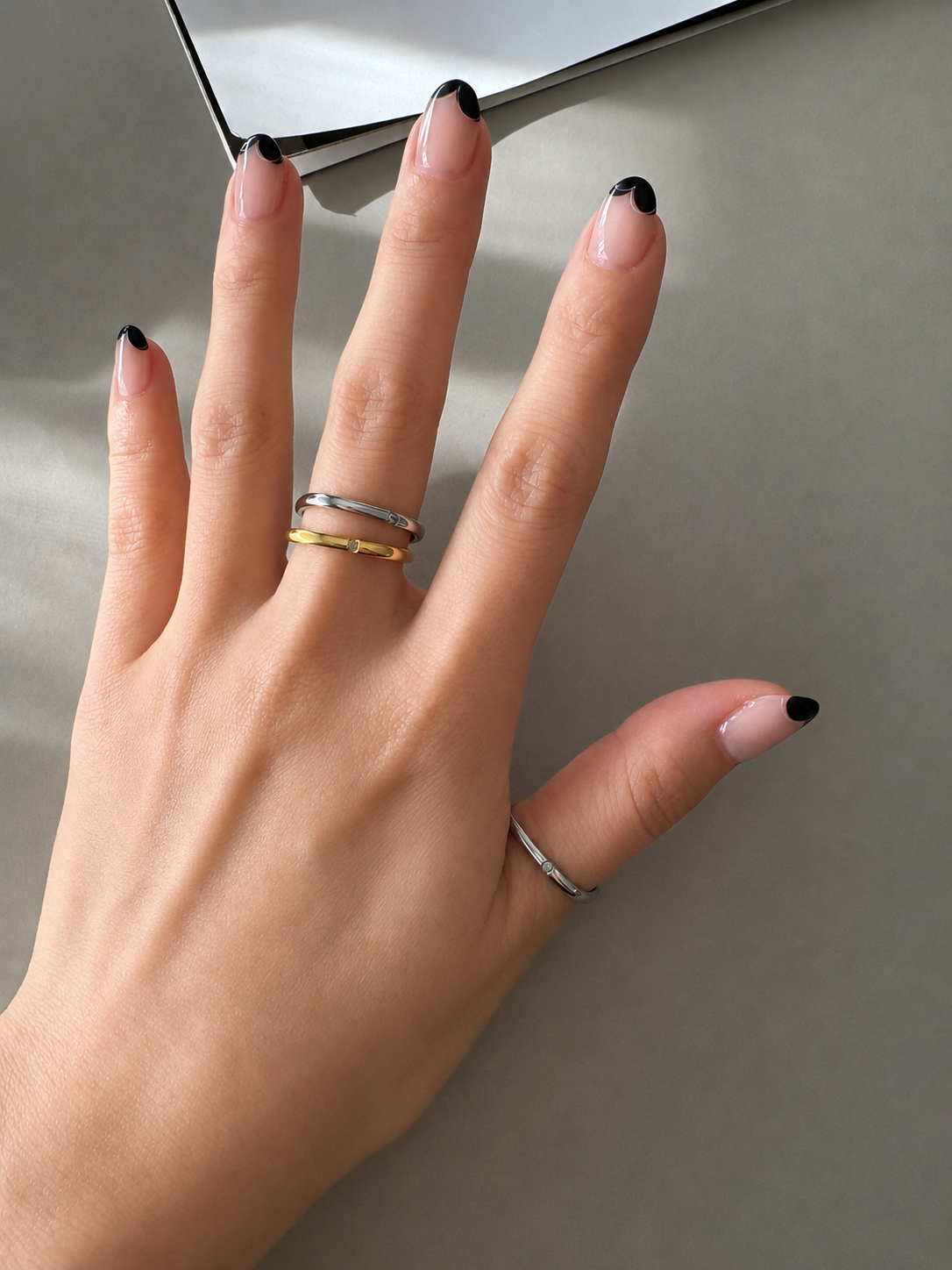 one stone square ring