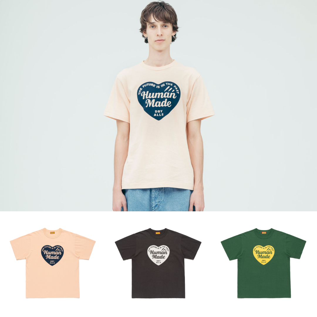 預購┃日本製 HUMAN MADE GRAPHIC T-SHIRT 愛心 短T