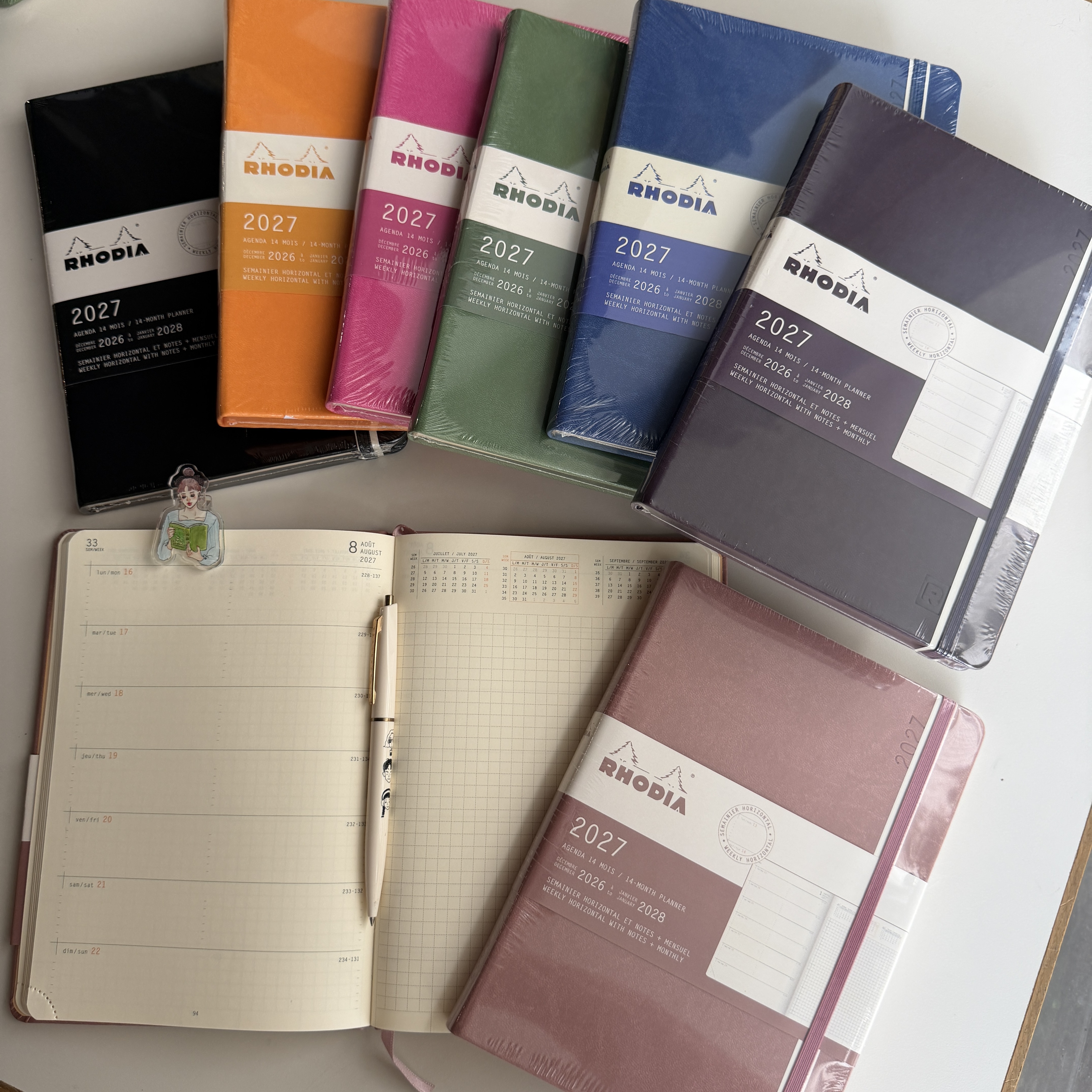 2027 橫式週計畫 A5手帳 WebPlanner ｜法國RHODIA