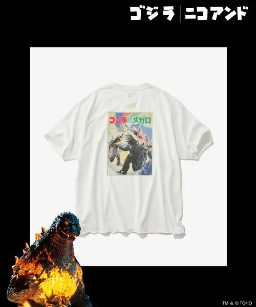 預購┃日本 niko and... 哥吉拉聯名印花 怪獸大戰奧特曼 短T T卹 棉TEE