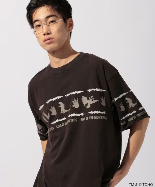 預購┃日本 niko and... 哥吉拉聯名印花 圖騰哥吉拉大戰基多拉 短T T卹 棉TEE