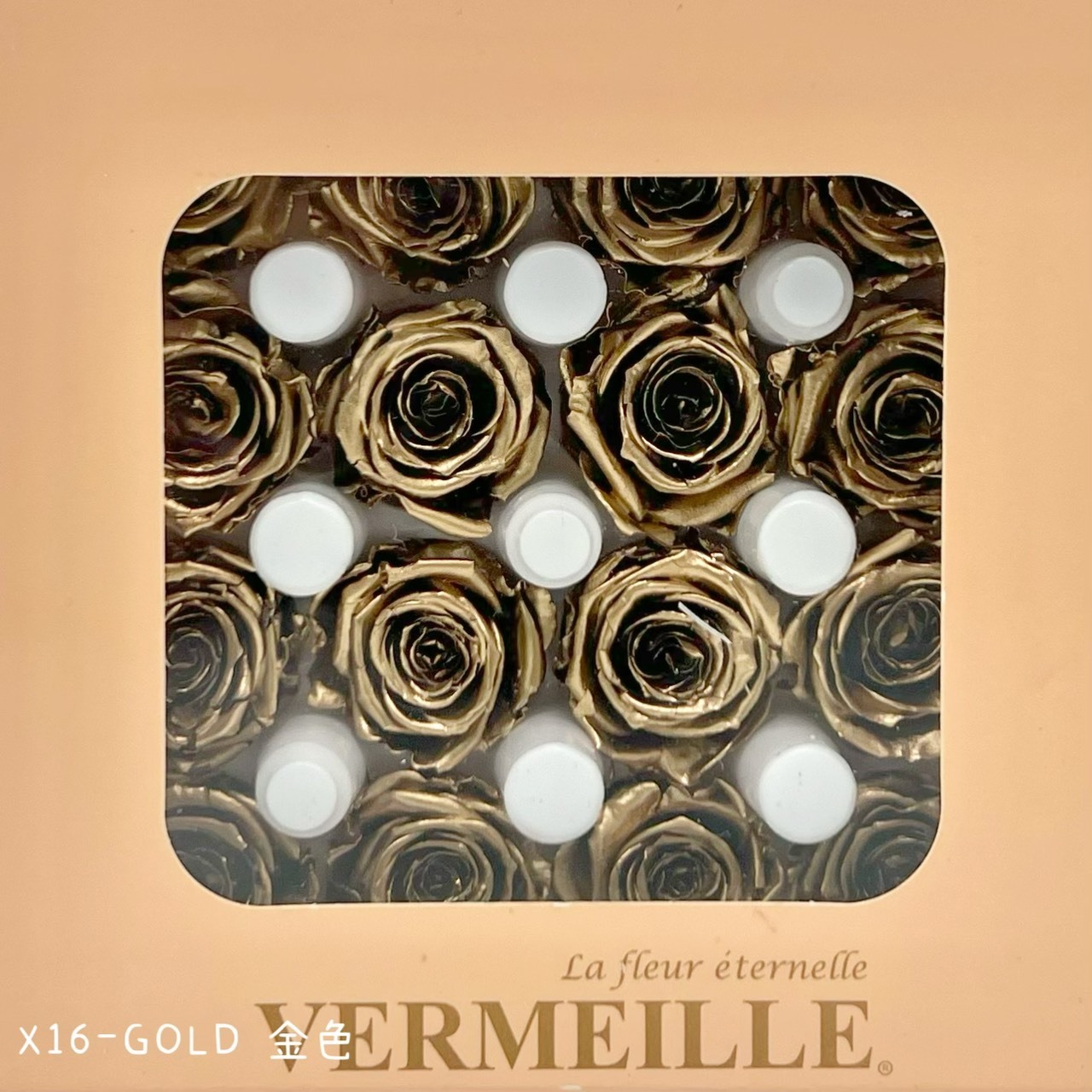 哥倫比亞 VERMEILLE-AVA(X16朵)  金色