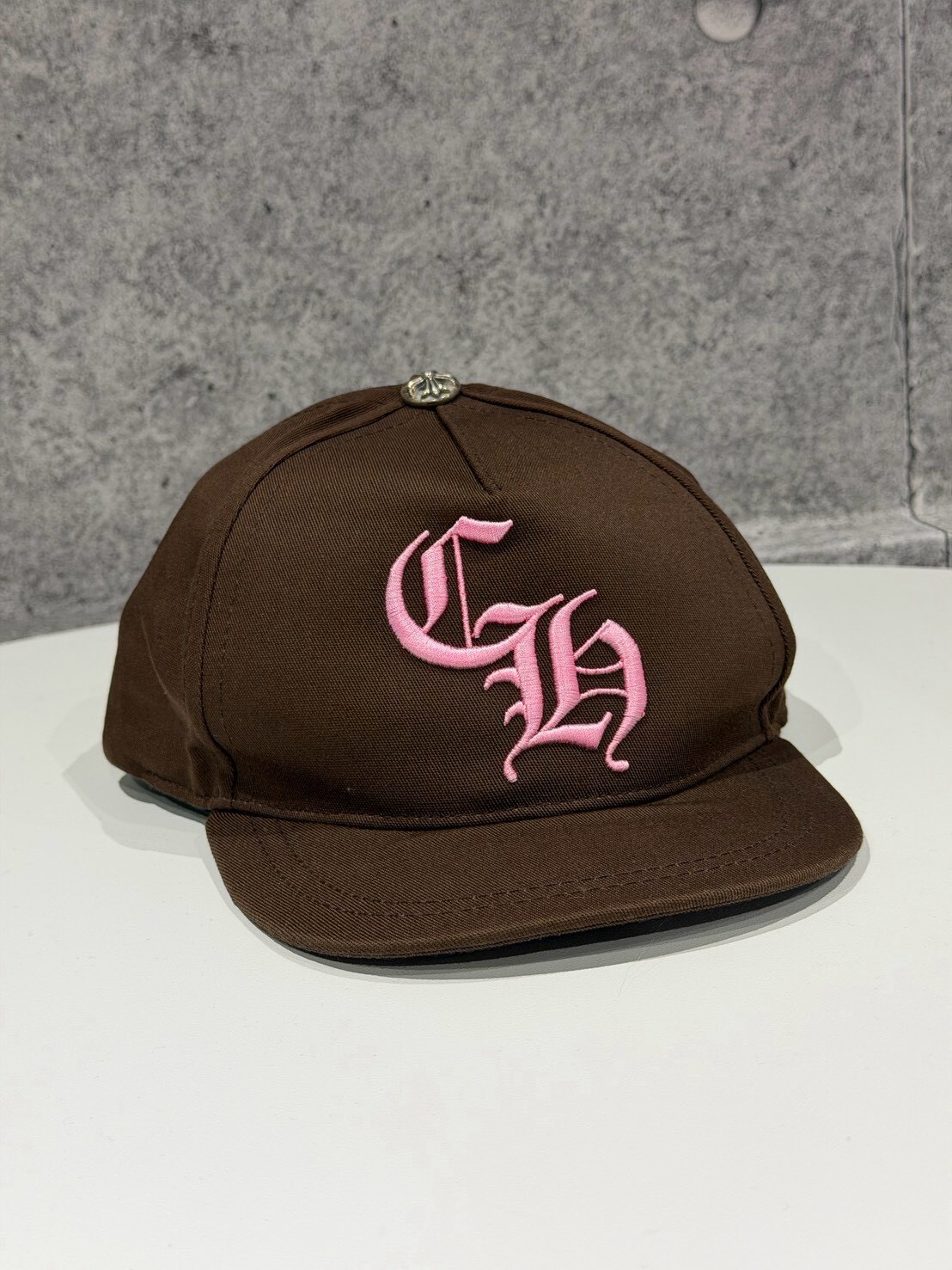 Chrome Hearts 克羅心 稀少款 棕粉前後刺繡CH帽