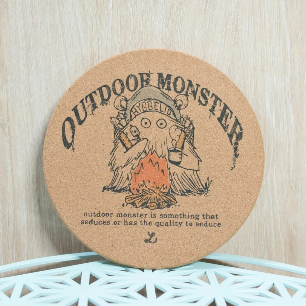 Hyggelig x Outdoor Monster 軟木鍋墊/杯墊