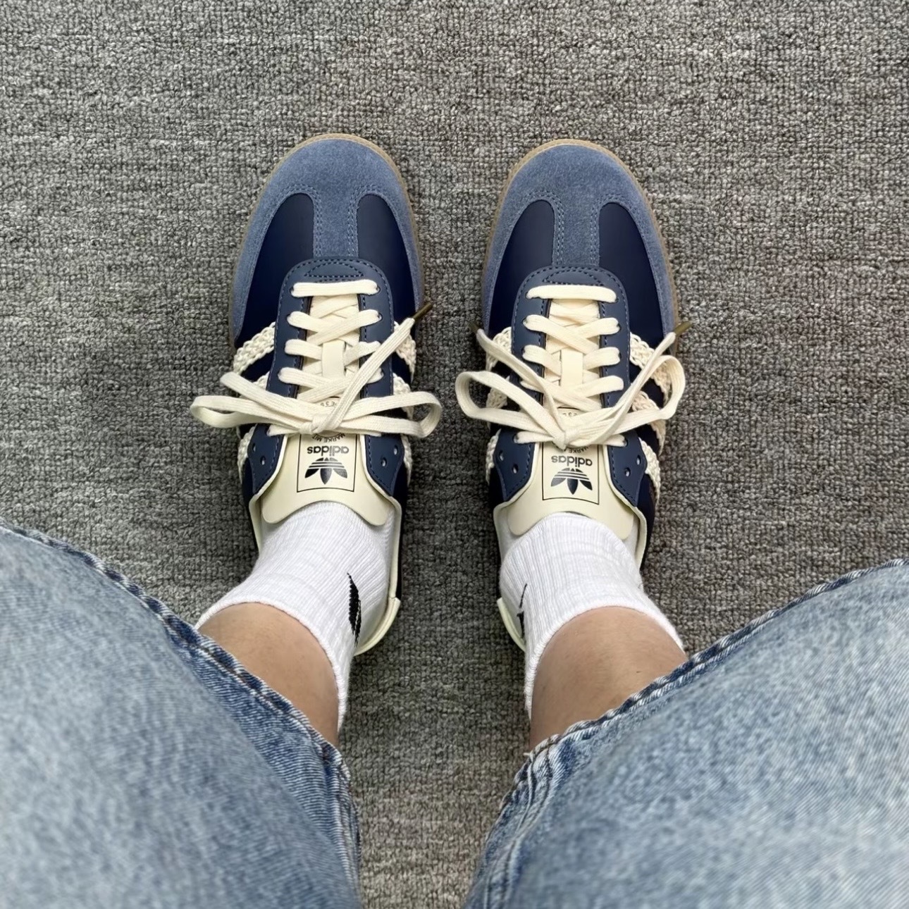 ADIDAS ORIGINALS SAMBA MULE 海軍藍 藏藍 穆勒拖鞋 休閒 女鞋 HP5053