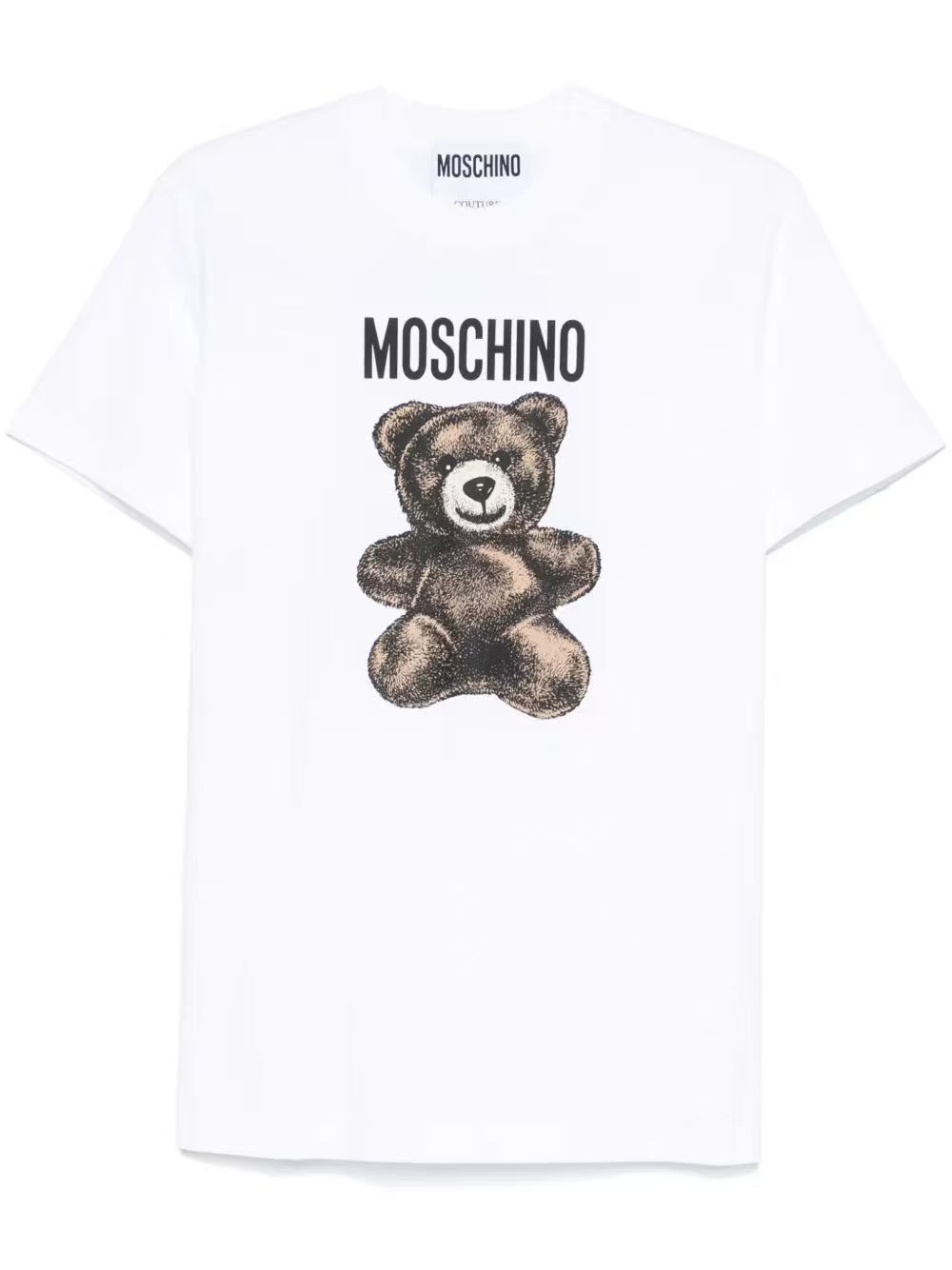 【預購】MOSCHINO H073114 男女同款小熊短袖上衣(白色)