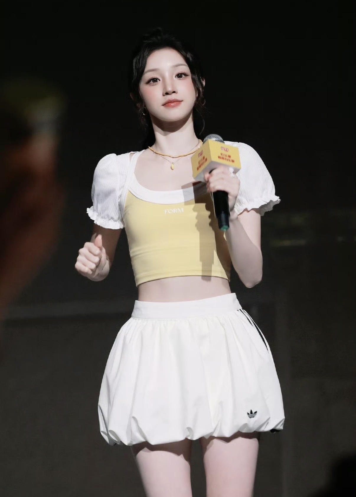 女款 ADIDAS BALLOON SKIRT 白色 宋雨琦同款 蓬鬆 三葉草 蓬蓬裙 花苞裙 短裙【KE3440】ADLP
