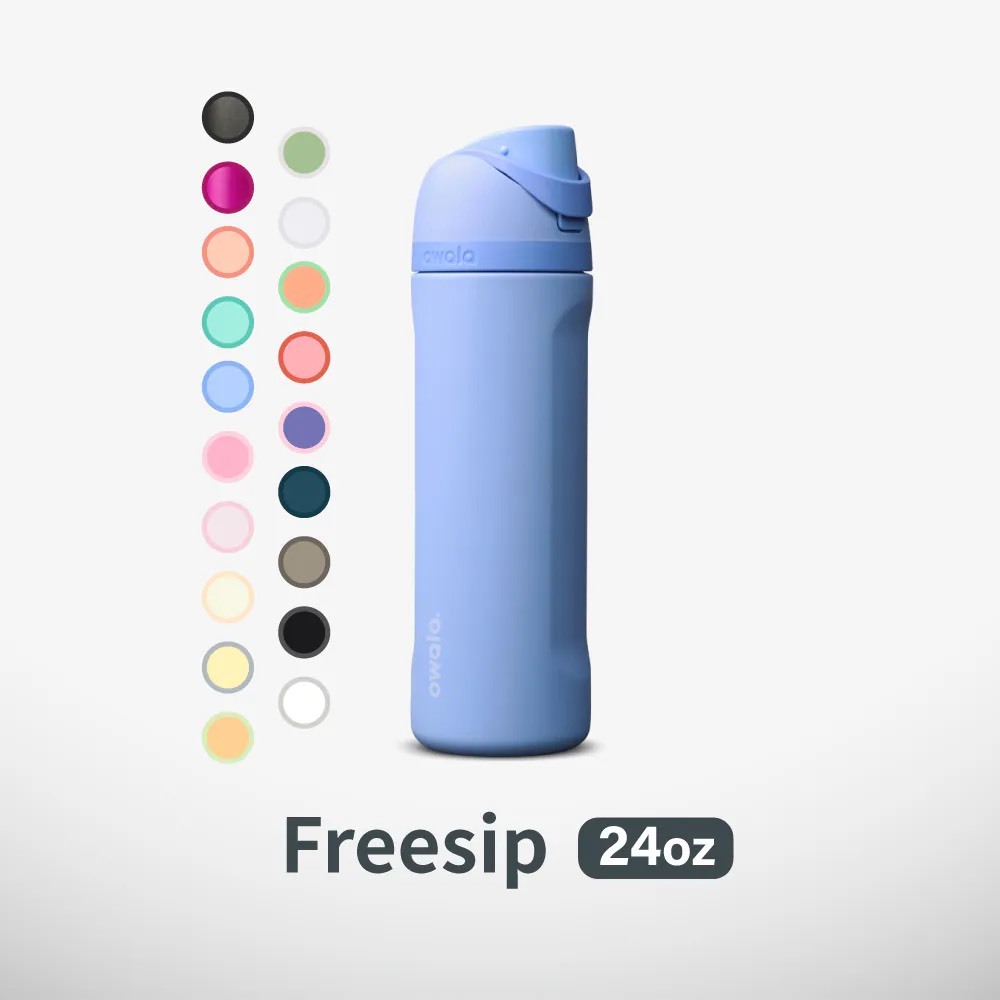 #現貨 Owala® FreeSip 雙飲口吸管保溫保冰水壺 24OZ / 710ml 九色