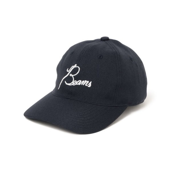 -(B05)-NEEDLES X BEAMS BASEBALL CAP 電繡 棒球帽 黑色/深藍-114121263341988