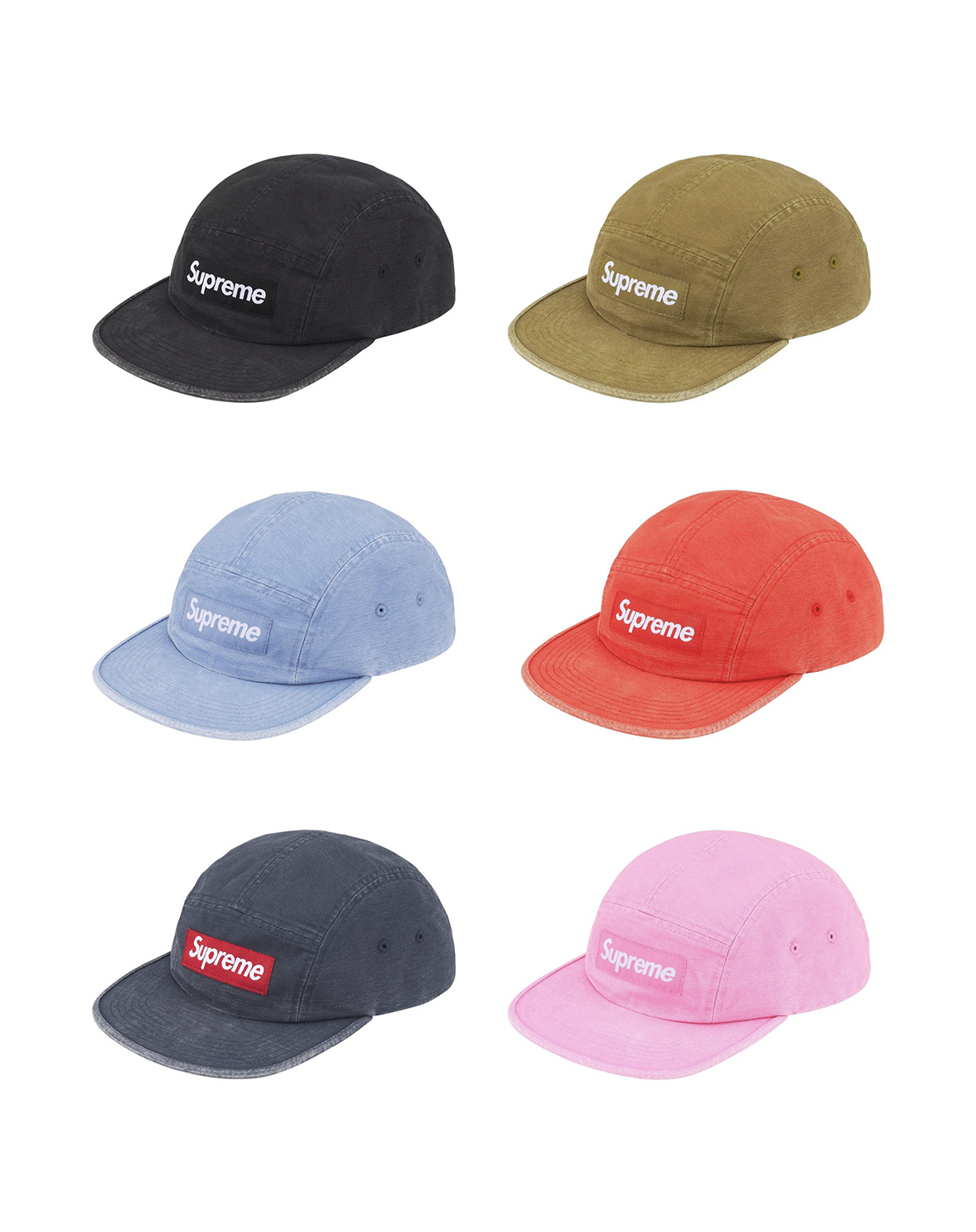 [現貨] Supreme SS26 Canvas Camp Cap | 6 Colours