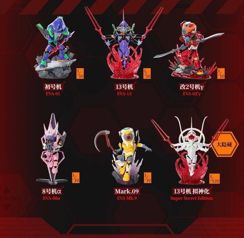 【預售】 Funism 玩樂主義 新世紀福音戰士 EVA 補完計劃第二代 全10+2款 (原條10個)
