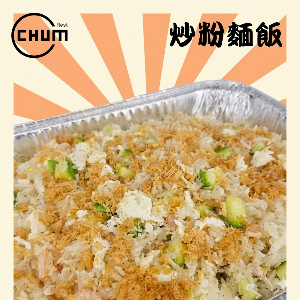 瑤柱蛋白蝦仁炒飯