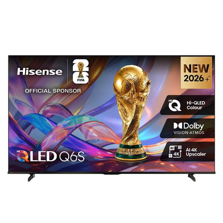 [送桌上安裝]Hisense 海信 55吋 QLED 4K 連網智慧顯示器(55Q6S)