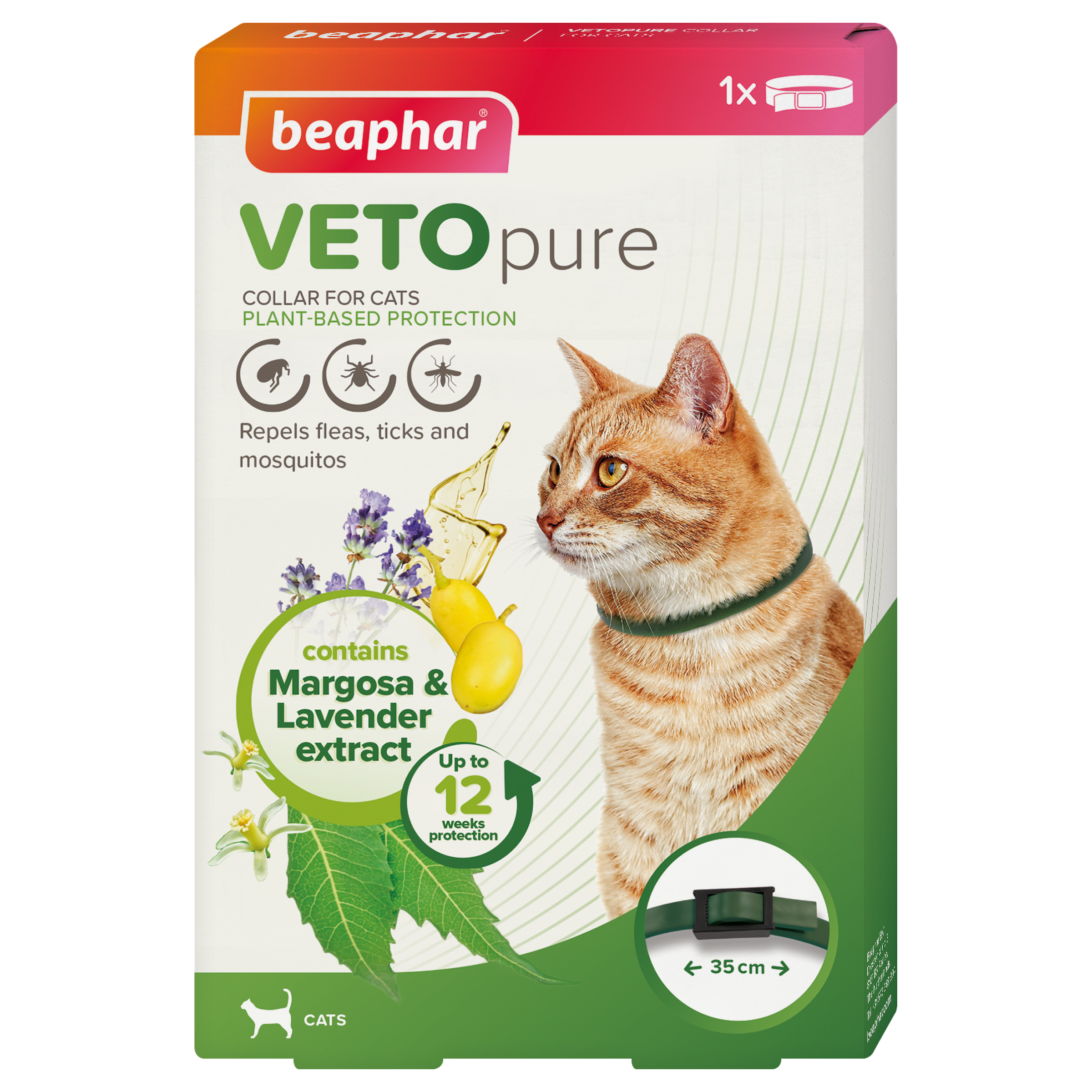 寵物防蚤必備︱綠葉犬貓薰衣草蚤圈︱【樂透beaphar】