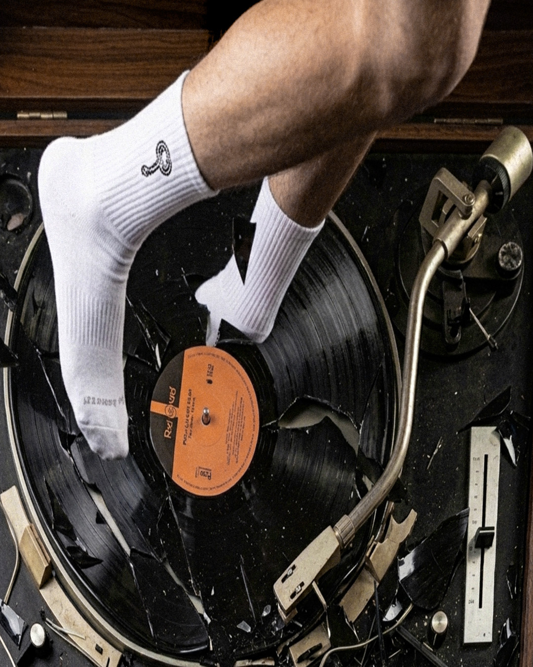 REMIX "Turnt Socks" (White)