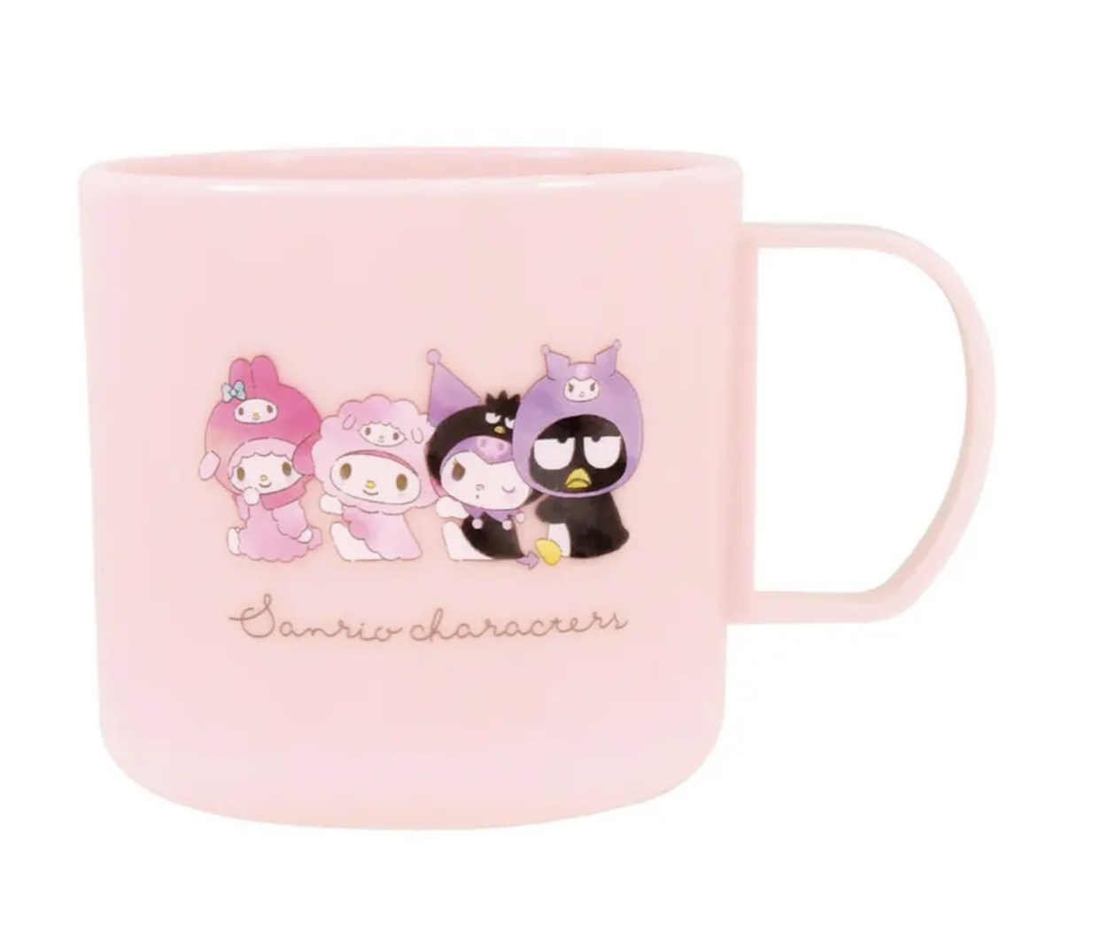 Sanrio Characters 膠水杯連索繩袋套裝