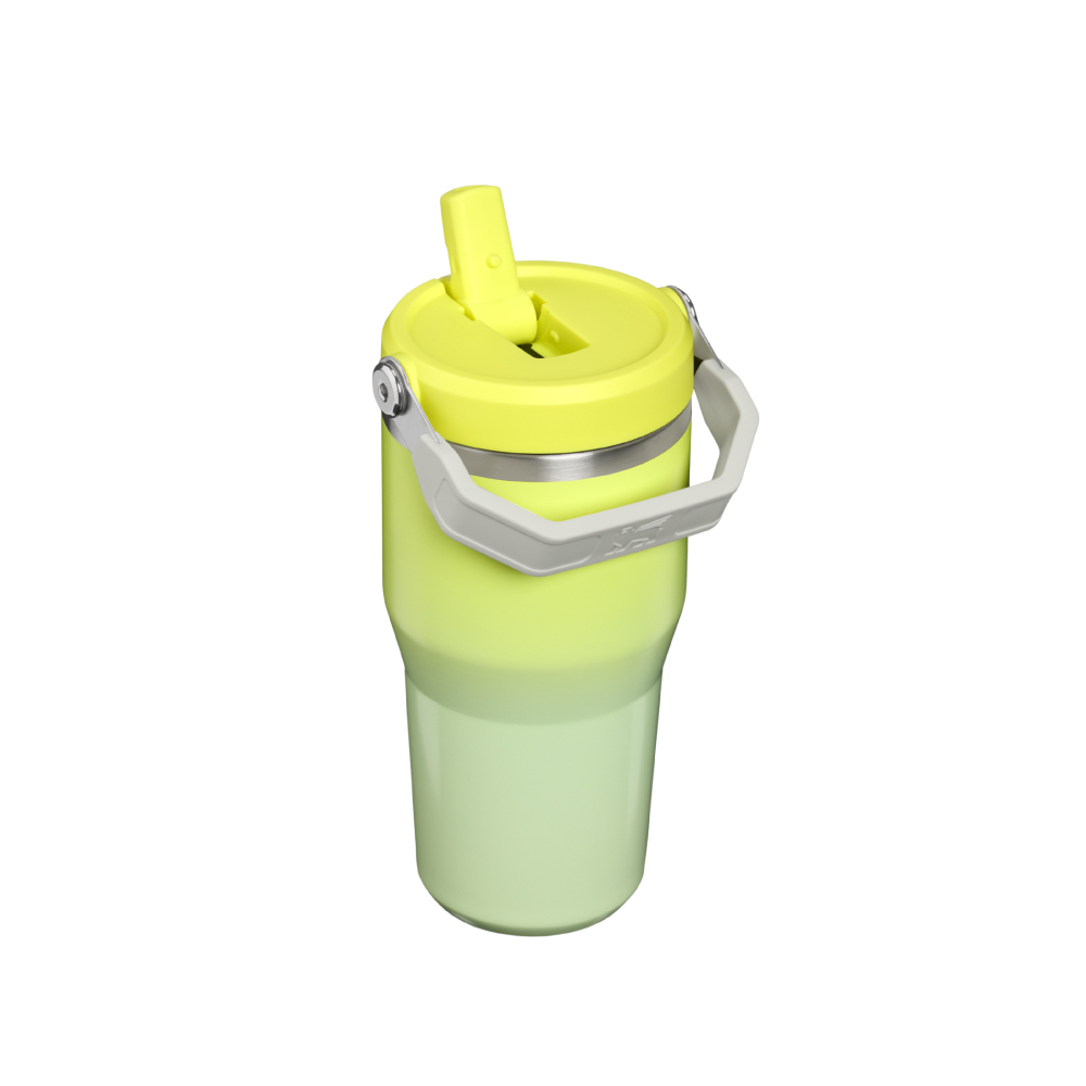 STANLEY 經典系列 IceFlow 手提吸管杯2.0 0.59L / 青檸綠