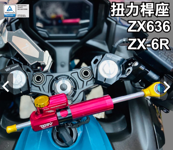 【DIMOTIV】KAWASAKI ZX6R ZX636 19-25 扭力桿組 防甩頭