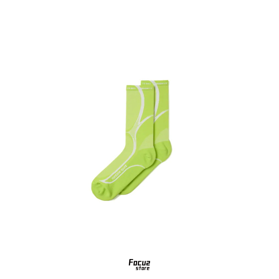 【Focus Store】現貨 Nozzle Quiz Tactel® Contour Socks "White Flour" 廓螢 輕量中高筒休閒襪 FC-ACSX01YG